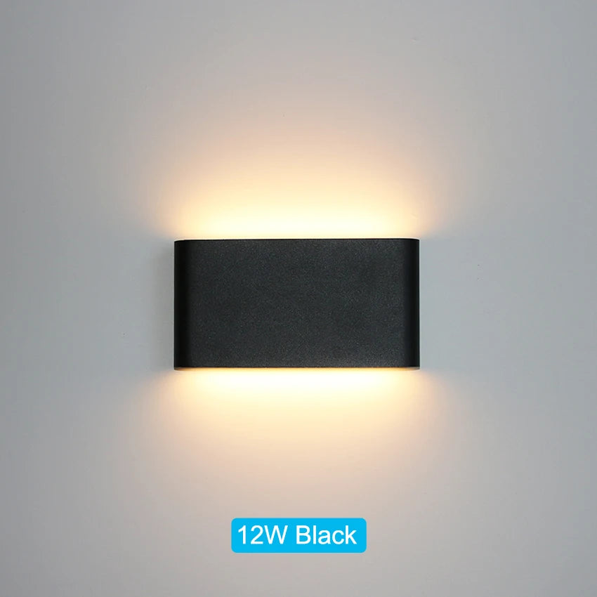 IP65 LED-Wandleuchte – Innen & Außen, 6W/12W/20W