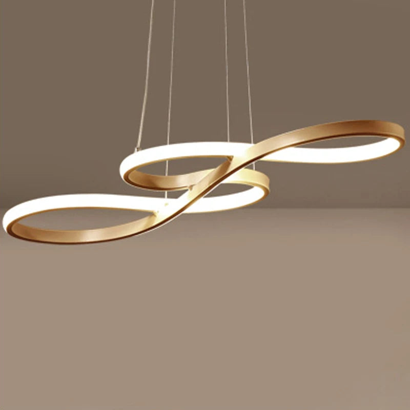 Modern LED Kitchen Island Pendant Light – Remote Dimmable