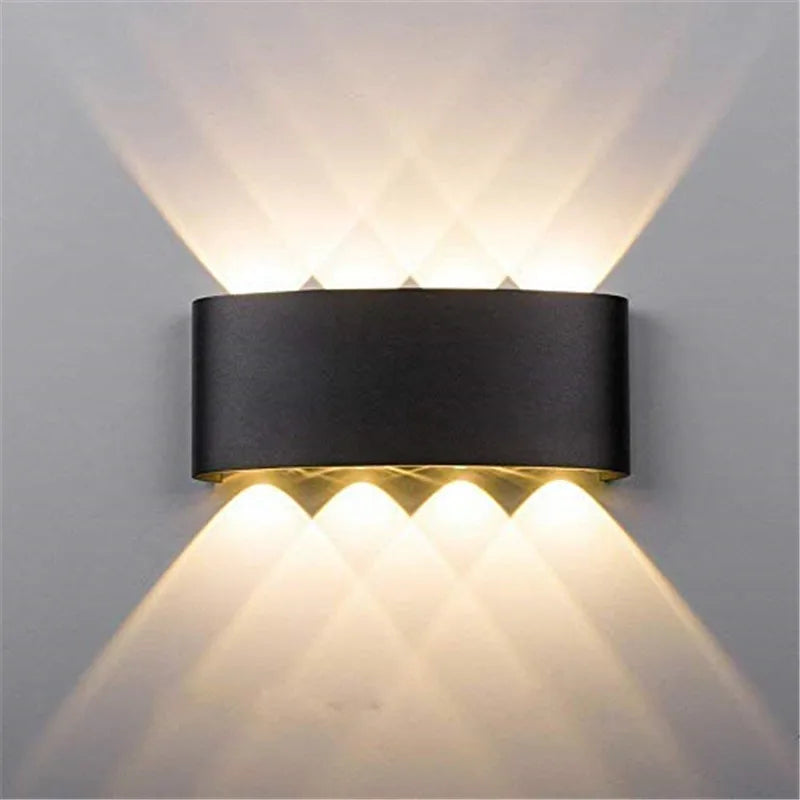 Aluminijska LED zidna svjetiljka | Gore i dolje | IP65 | 2W–12W