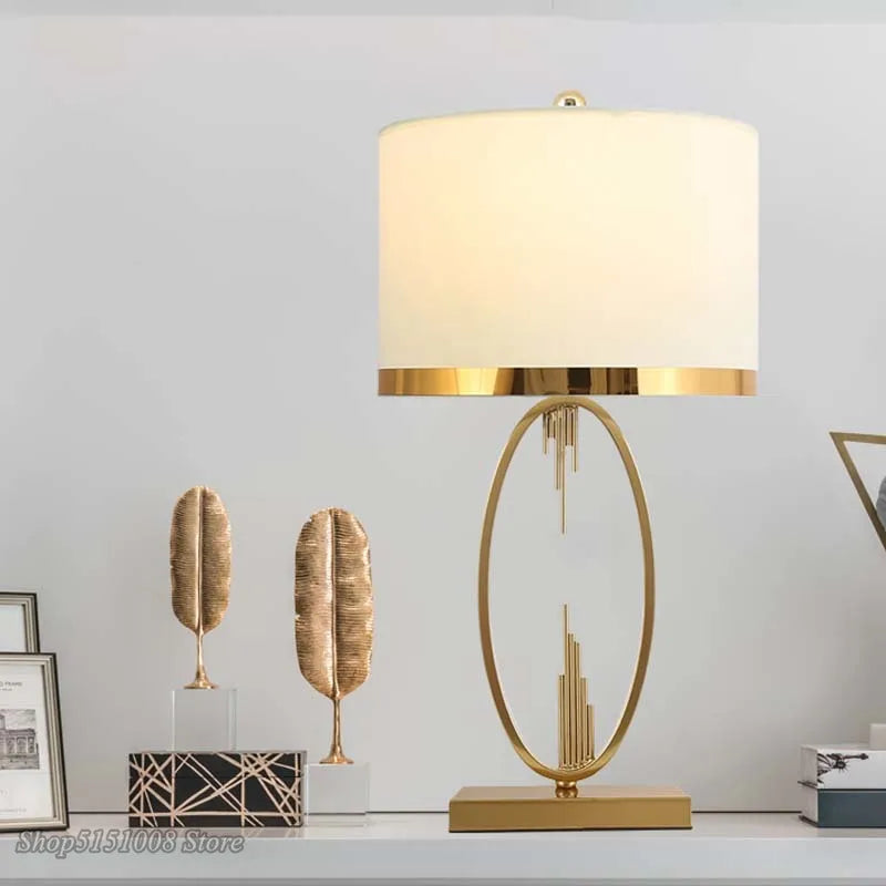 Nordic Metal Pipe Floor Lamp – Fabric Shade, E27, Small & Large