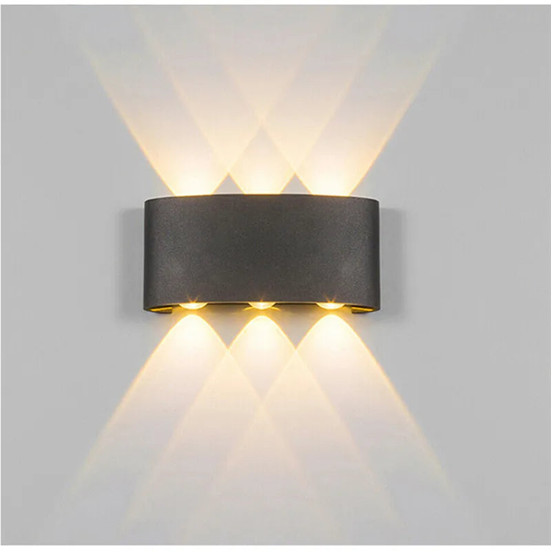 Aluminijska LED zidna svjetiljka | Gore i dolje | IP65 | 2W–12W
