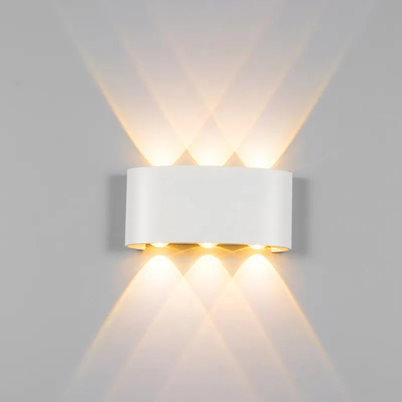 Aluminijska LED zidna svjetiljka | Gore i dolje | IP65 | 2W–12W
