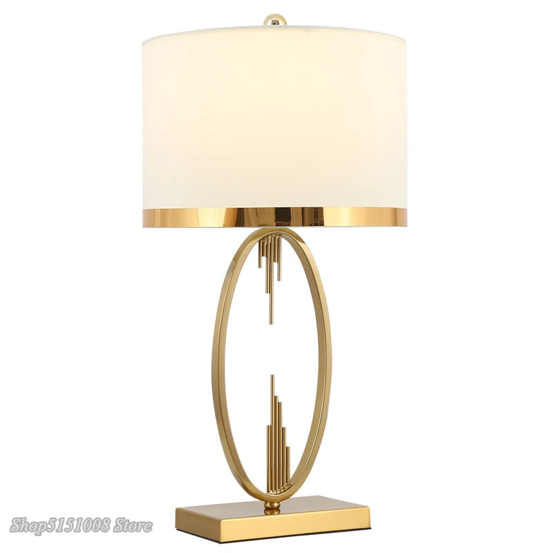 Nordic Metal Pipe Floor Lamp – Fabric Shade, E27, Small & Large