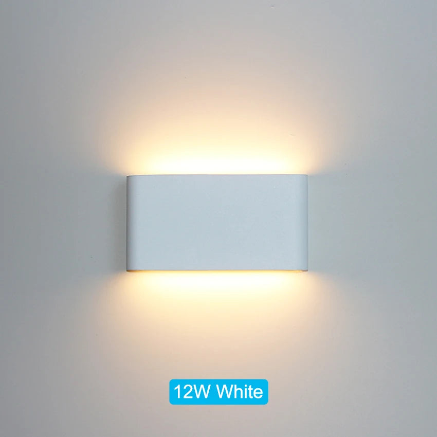 IP65 LED-Wandleuchte – Innen & Außen, 6W/12W/20W