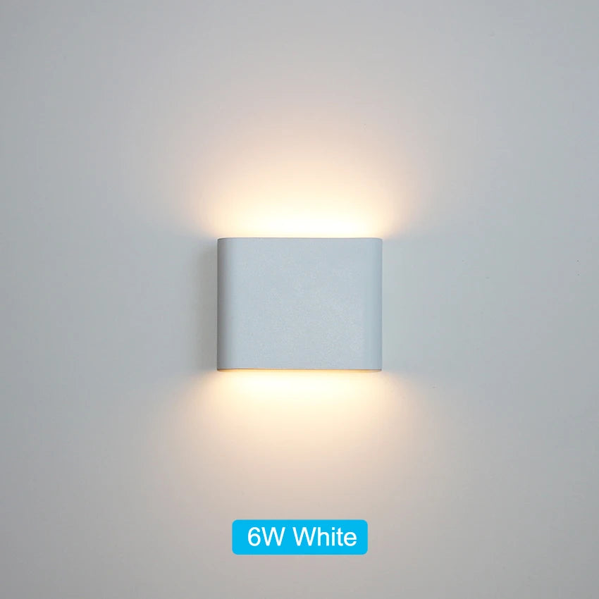 IP65 LED-Wandleuchte – Innen & Außen, 6W/12W/20W