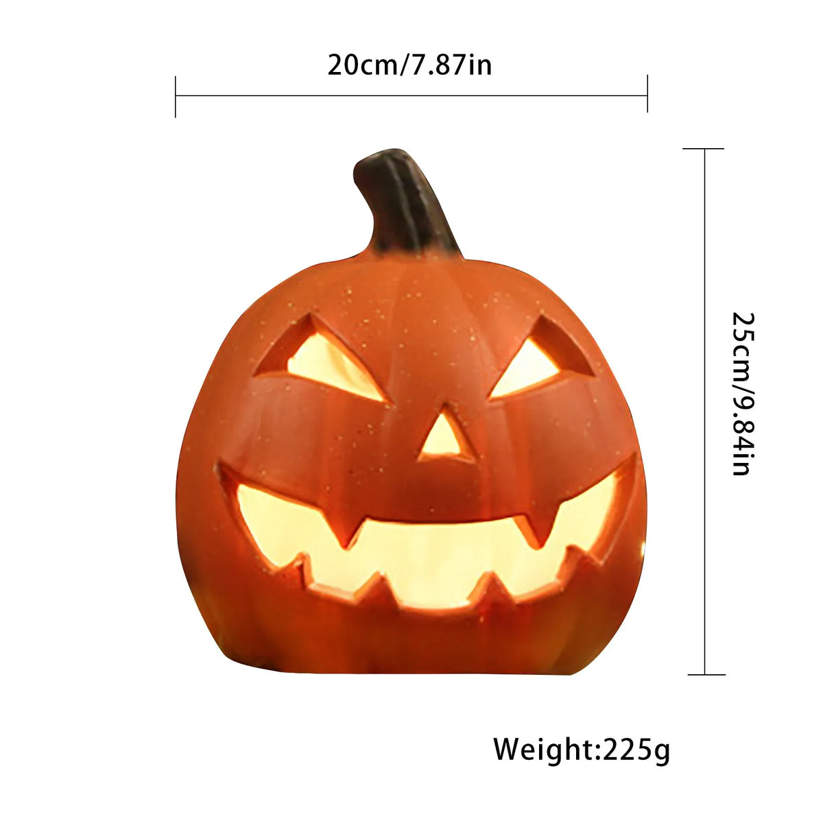 Halloween Light-Up Pumpkin Lantern – Jack-o’-Lantern Decoration