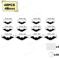 Halloween 3D Bat & Spider LED Wall Stickers