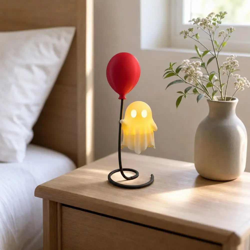 Halloween Ghost Balloon Night Light – 16 cm