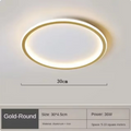 Nordic Minimalist LED Ceiling Light – Round, 20/30 cm, 3 Colors