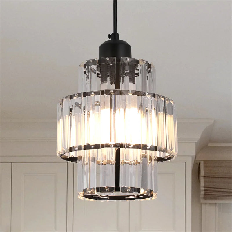 Creative Crystal LED Chandelier Pendant Lamp – E14 Hanging Light