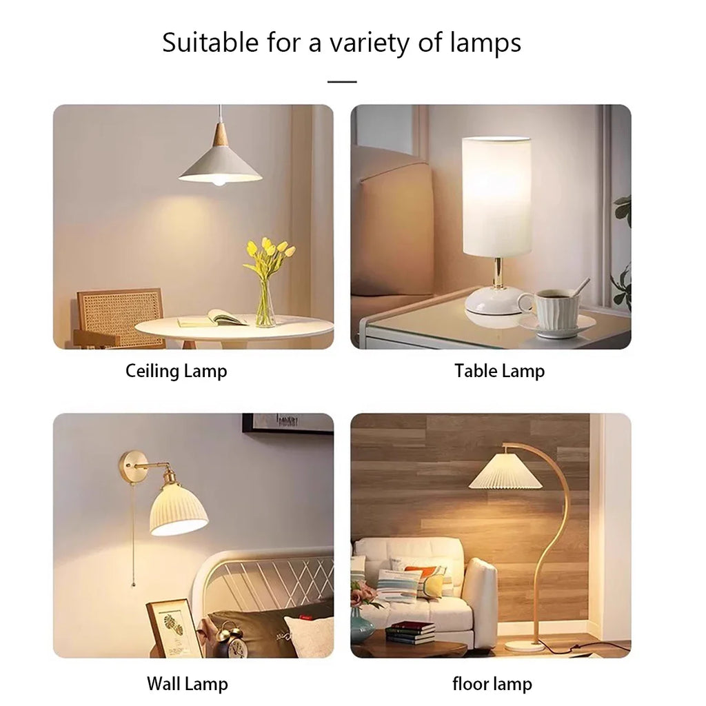 E27 LED-Lampen — 10er-Pack, A60 & G45, 3W–24W, 3 Farbtemperaturen