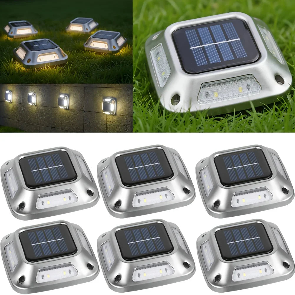 Solar Ground & Step Light – IP65 Waterproof Driveway & Pathway Lamp
