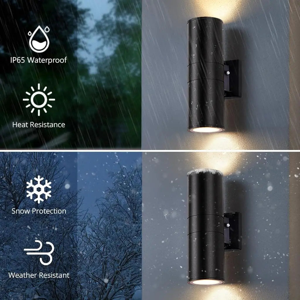 Wasserdichte LED-Wandleuchte – Austauschbare E27-Glühbirne
