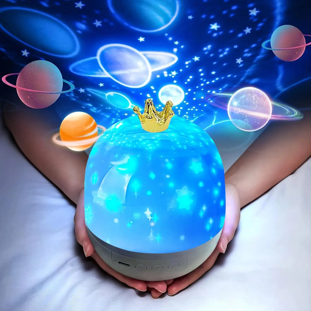 Star & Ocean LED Night Light Projector – 5 Films, 4 Colours, 360° Rotation