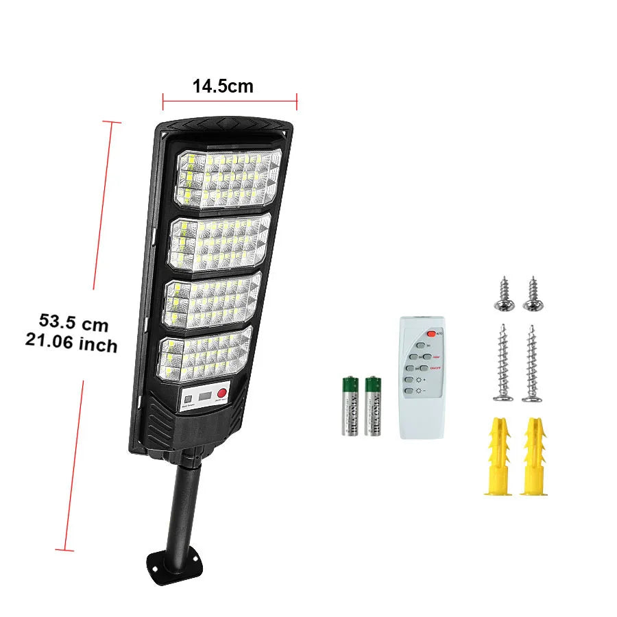 Solar-LED-Flutlicht – Bewegungssensor, IP65, 600W/800W/1200W