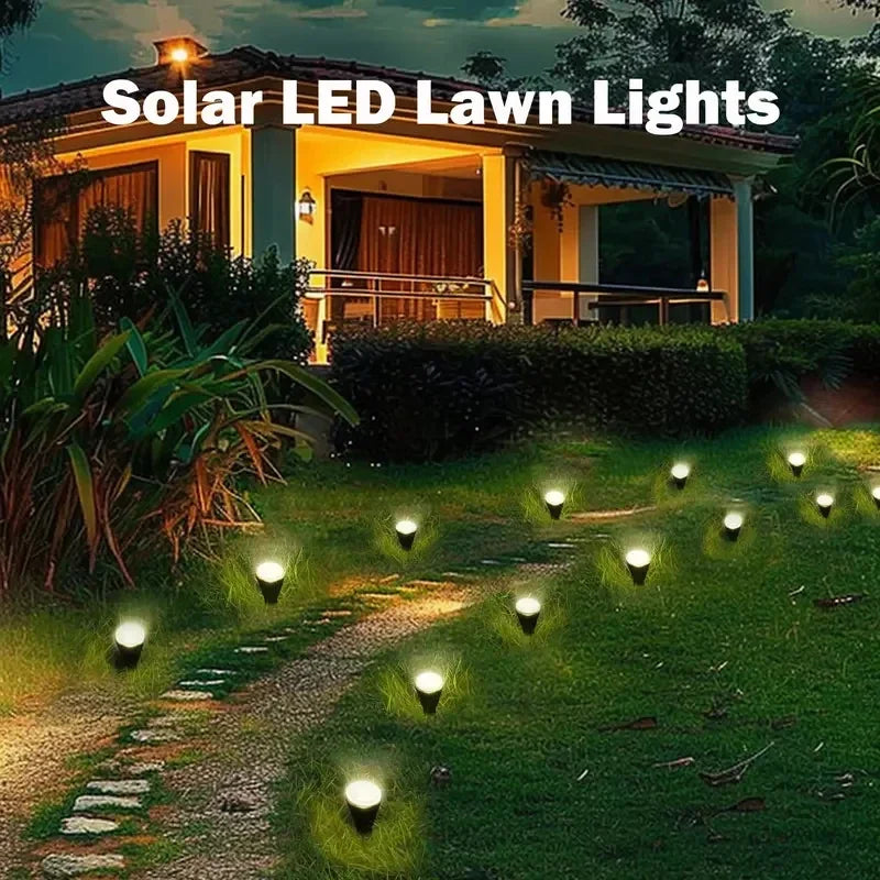 Solar Garden Pathway Light – 8 Modes, 15/30 LEDs, Waterproof