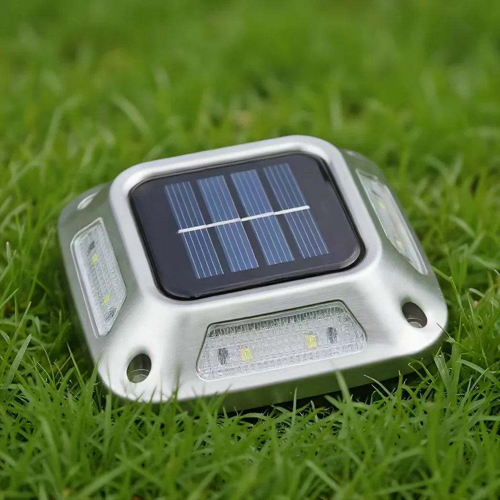 Solar Ground & Step Light – IP65 Waterproof Driveway & Pathway Lamp