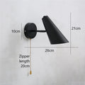 Nordic Swing Arm Wall Lamp – Adjustable Bedside Reading Light
