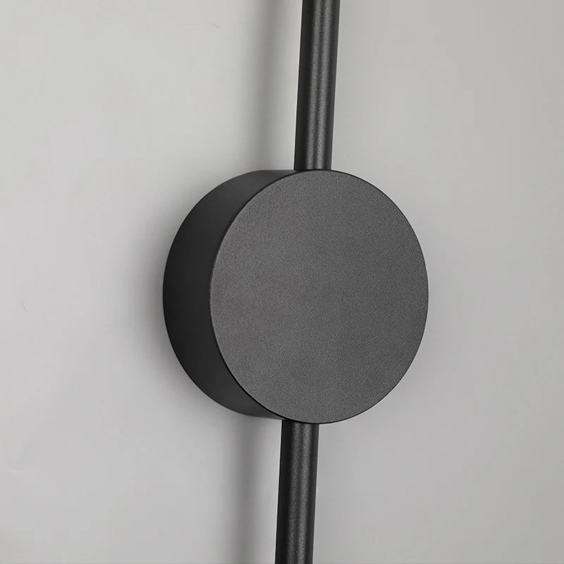 Modern Black LED Bar Wall Lamp – Dimmable, 60/80/100 cm