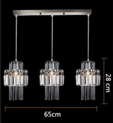 Creative Crystal LED Chandelier Pendant Lamp – E14 Hanging Light
