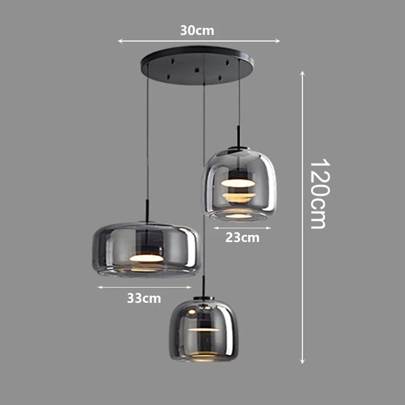 Modern LED Pendant Chandelier – Multi-Style Smart Lighting