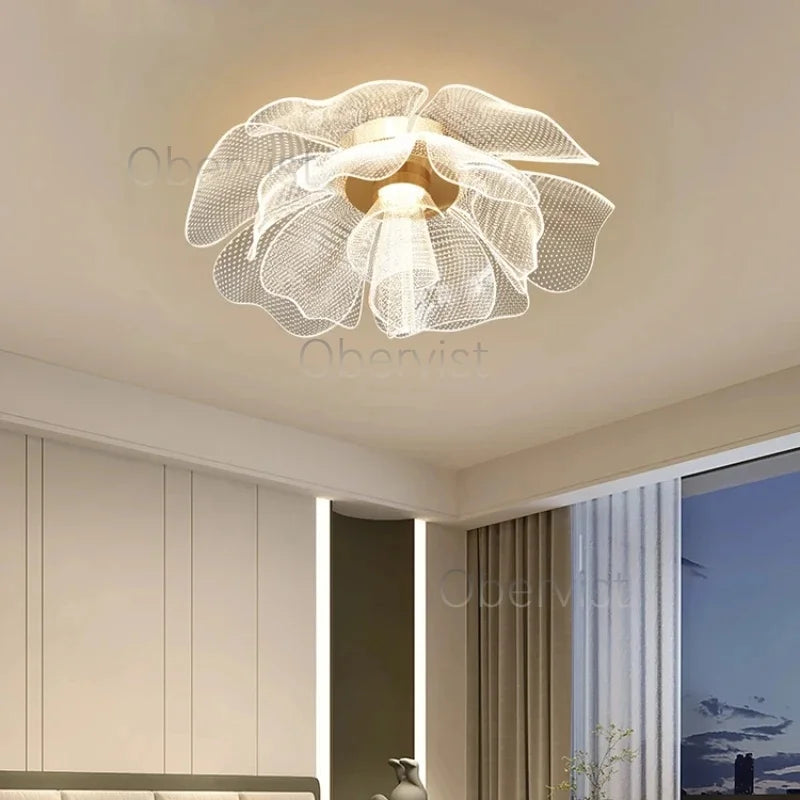 Luxury Flower Design LED Ceiling Light – 35, 45 or 55cm | Dimmable