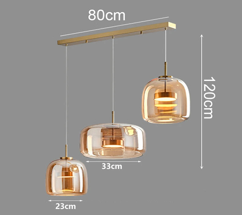 Modern LED Pendant Chandelier – Multi-Style Smart Lighting