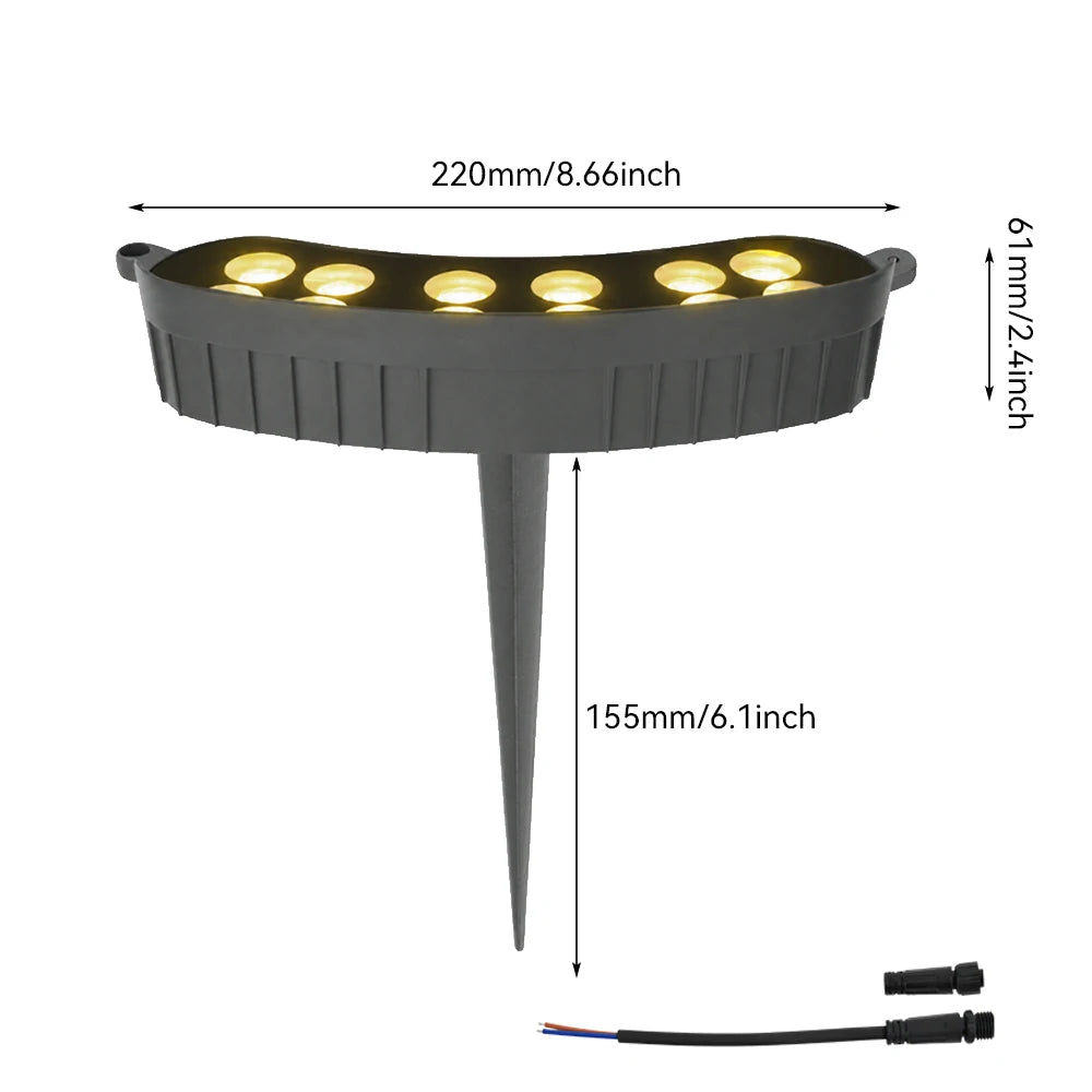 IP65 LED Baum-Anstrahler – Außenleuchte für Garten und Landschaft