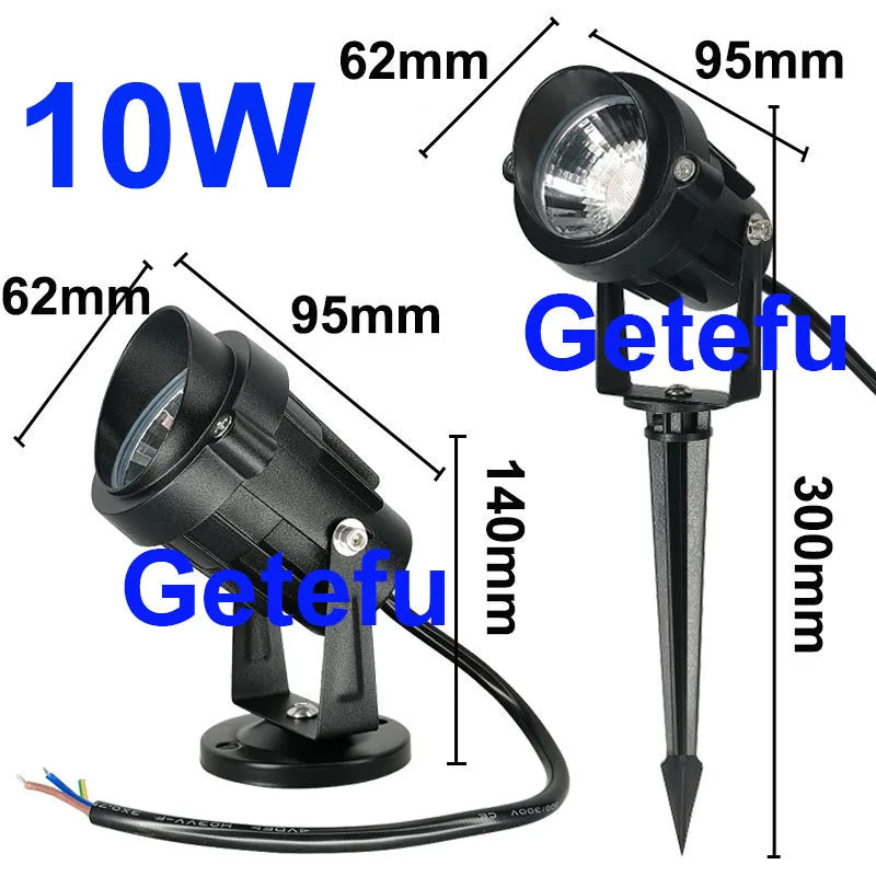 LED-Außenstrahler für Rasen | 10–40W Wall Washer Flutlicht