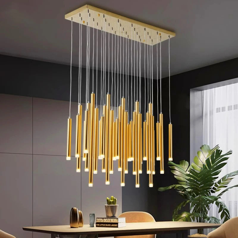 Modern LED Sputnik Chandelier – Smart Dimmable, 9–33 Heads