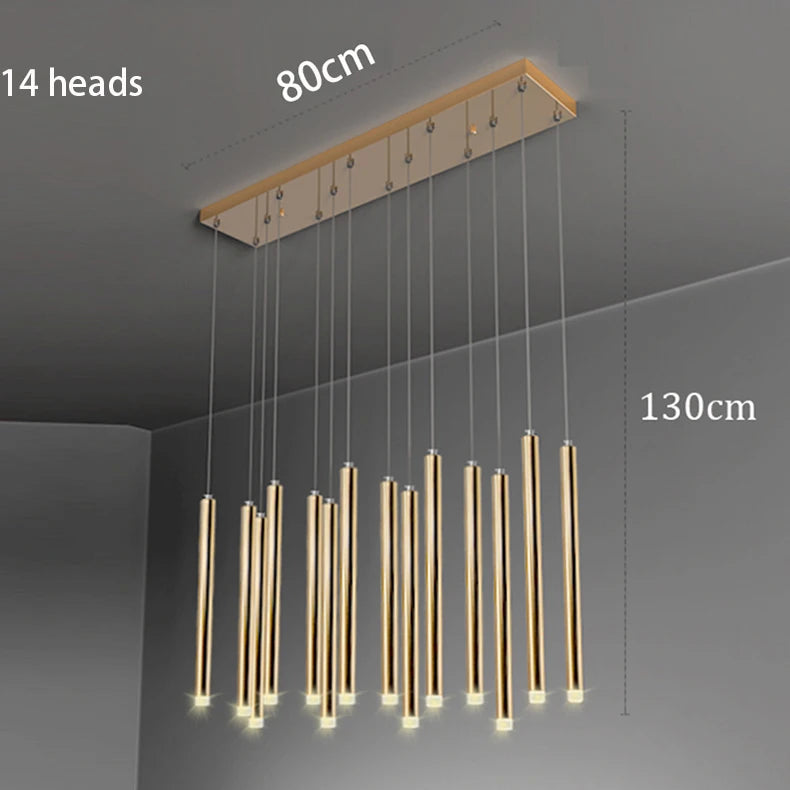 Modern LED Sputnik Chandelier – Smart Dimmable, 9–33 Heads