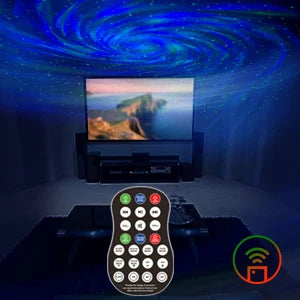 Stars Galaxy Projector Night Light – USB, Atmosphere Lamp for Bedroom & Living Room