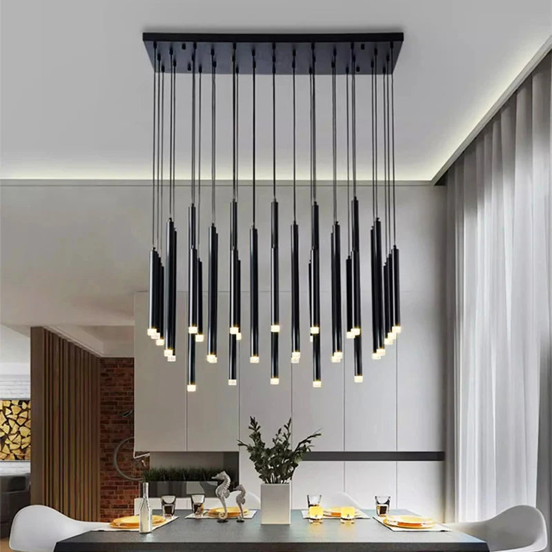 Modern LED Sputnik Chandelier – Smart Dimmable, 9–33 Heads