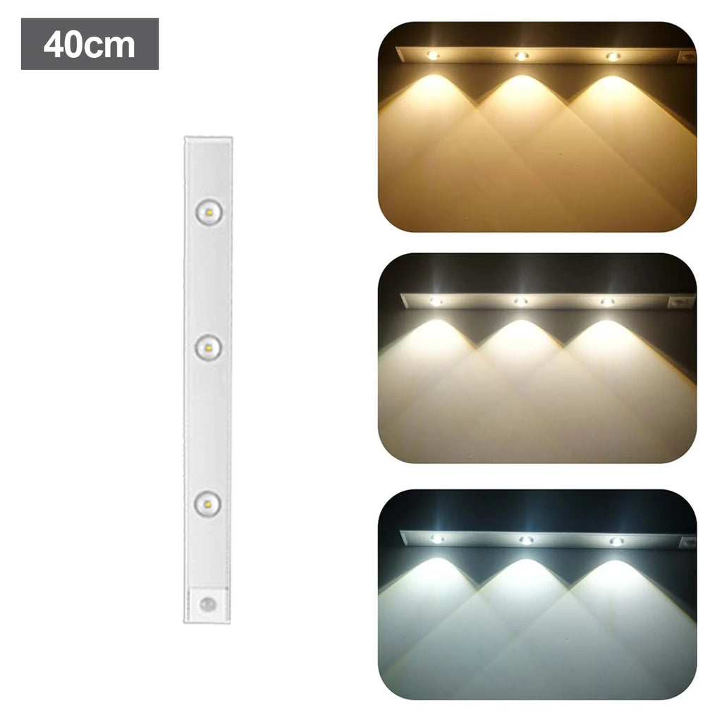 Ultra-Slim LED Motion Sensor Cabinet Light – USB Rechargeable