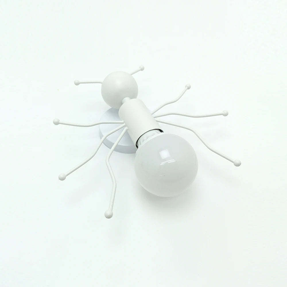 Creative Metal Robot Wall Lamp – E27 LED, 14 Colors