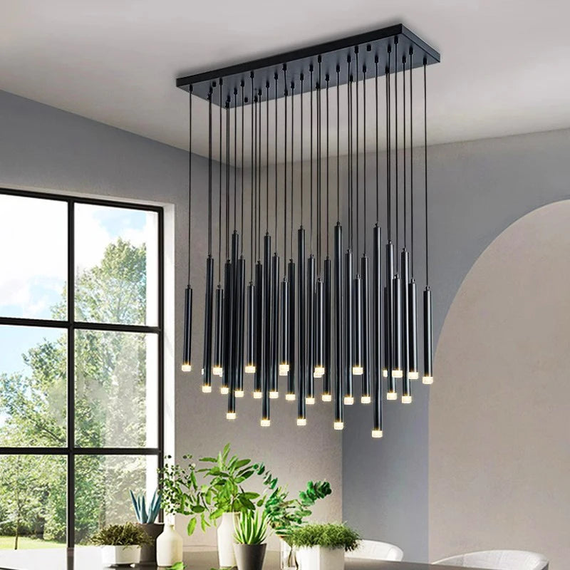 Modern LED Sputnik Chandelier – Smart Dimmable, 9–33 Heads