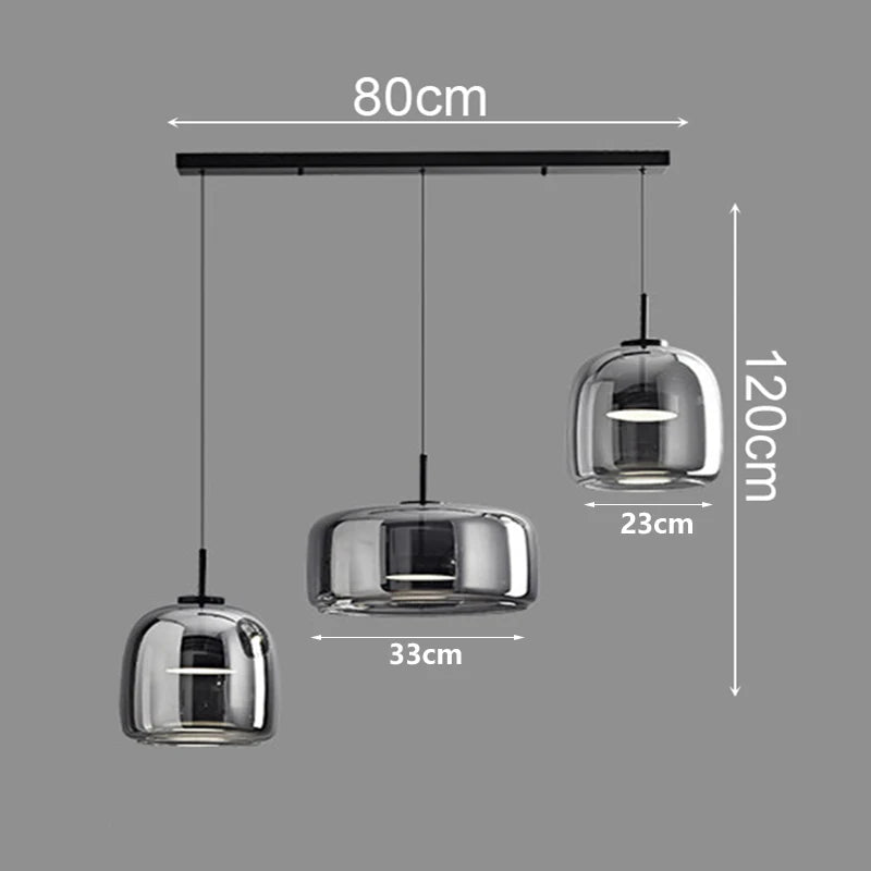 Modern LED Pendant Chandelier – Multi-Style Smart Lighting