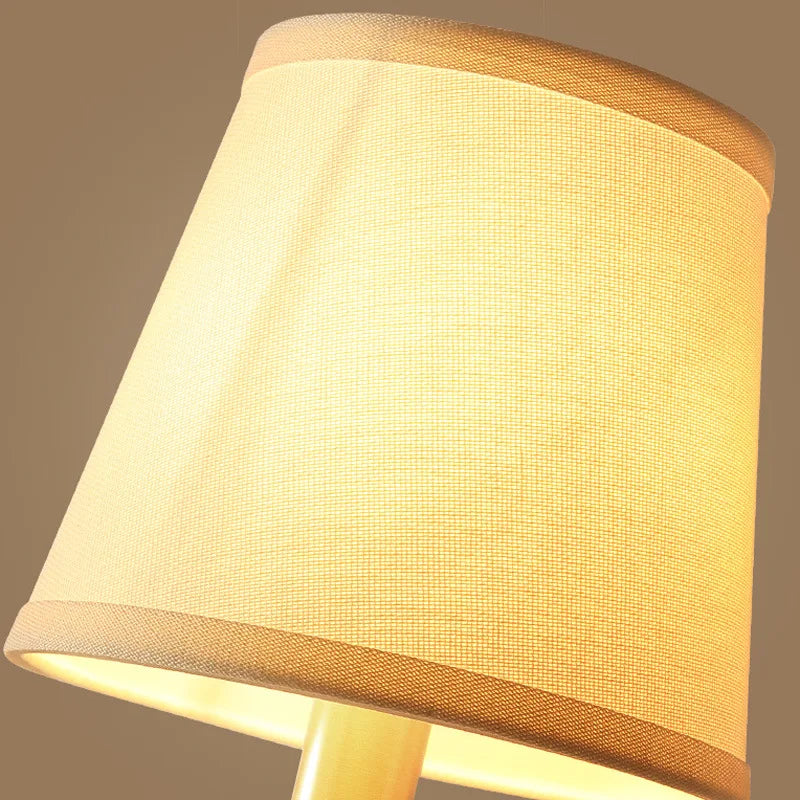 American Classic Full Copper Wall Lamp – E14, Fabric Shade, Gold