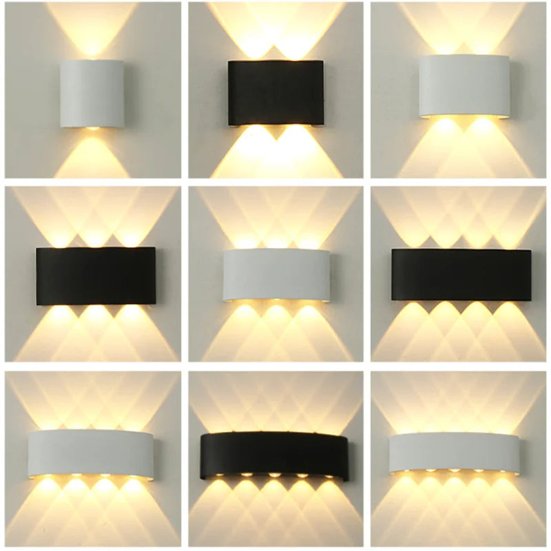 Aluminium-LED-Wandleuchte | Up & Down | IP65 | 2W–12W