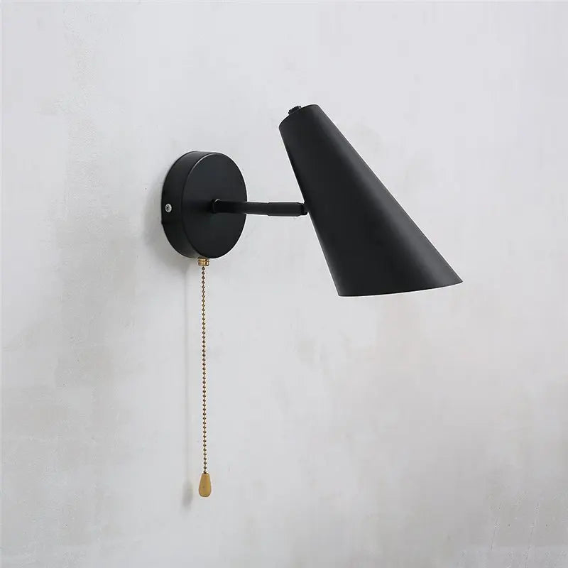 Nordic Swing Arm Wall Lamp – Adjustable Bedside Reading Light