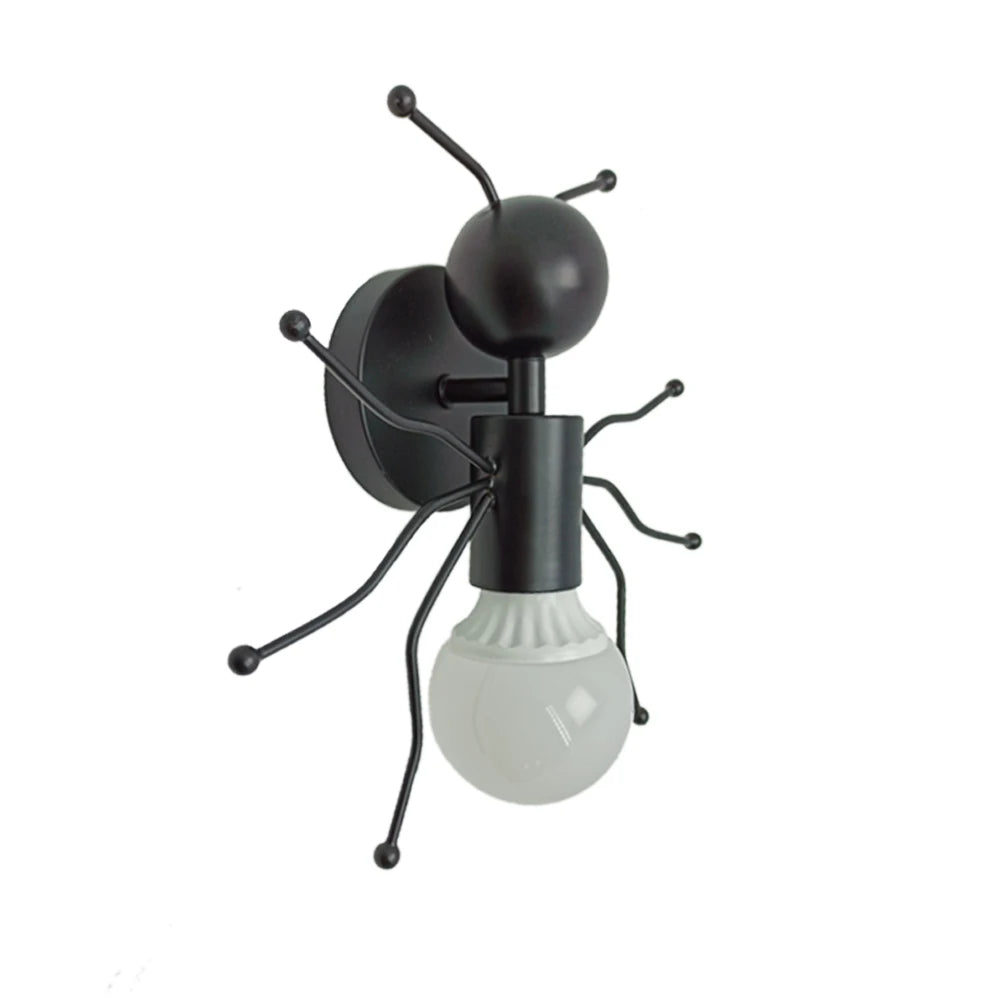 Creative Metal Robot Wall Lamp – E27 LED, 14 Colors