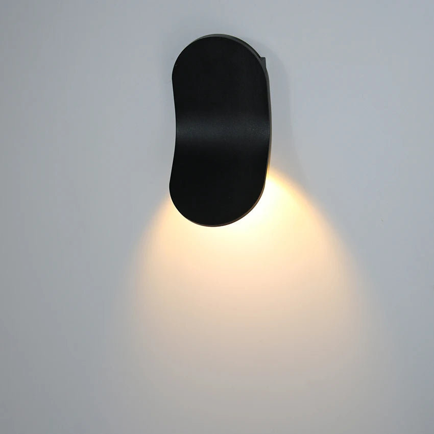 Minimalist Rotatable Aluminum Wall Sconce – Black, White or Gold