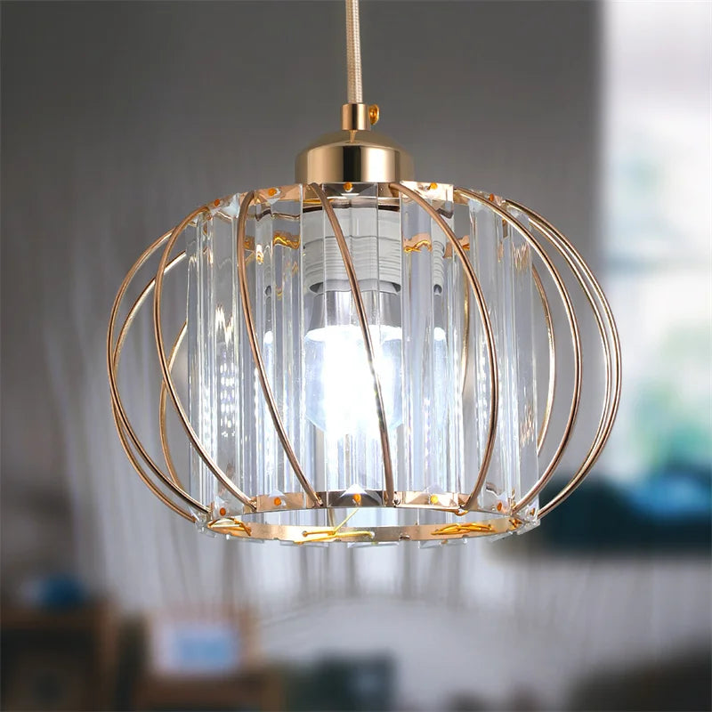 Creative Crystal LED Chandelier Pendant Lamp – E14 Hanging Light