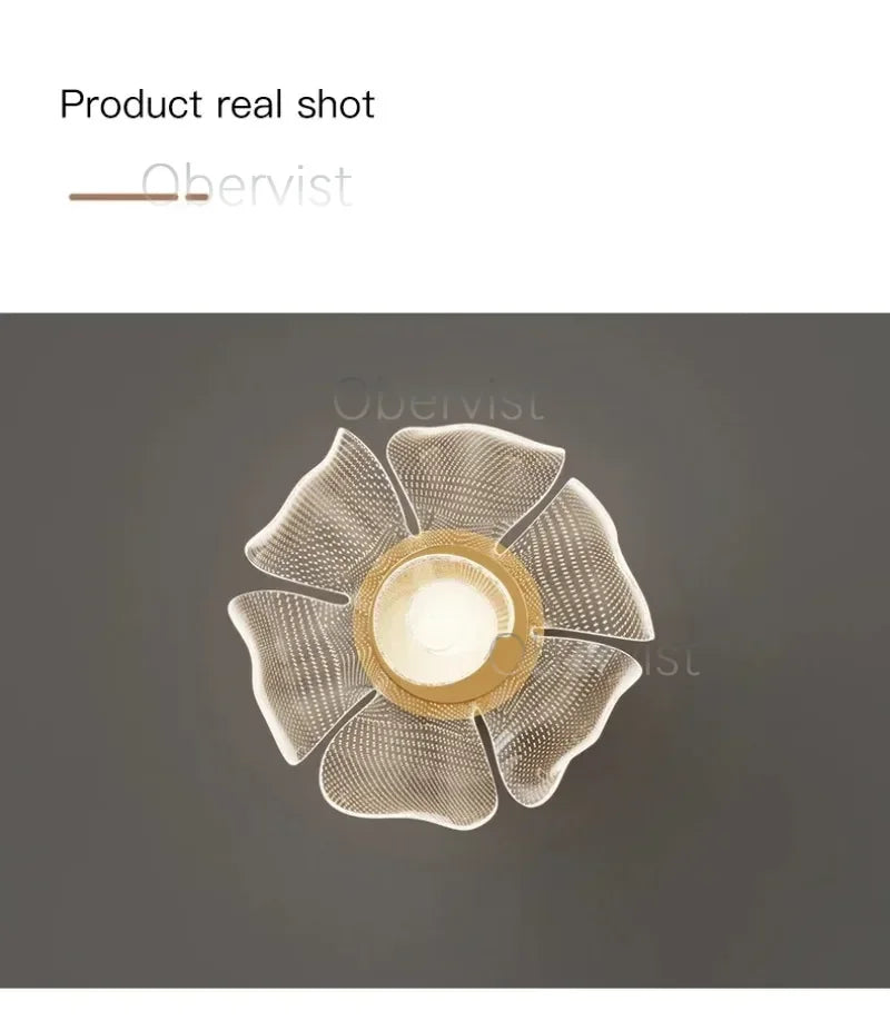Luxury Flower Design LED Ceiling Light – 35, 45 or 55cm | Dimmable