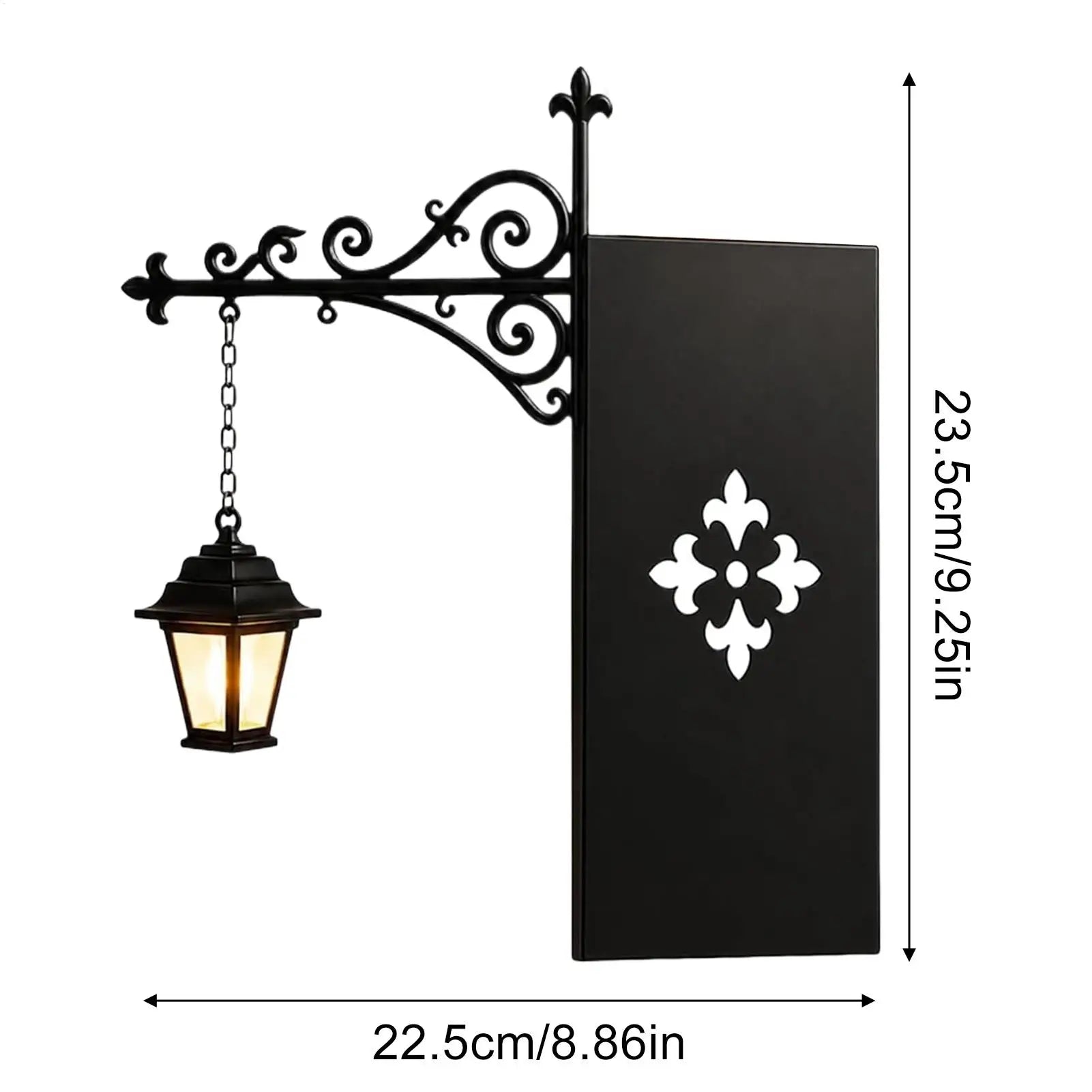 Vintage Library Lantern LED Bookshelf Lamp – Warm Light, Book Corner Decor