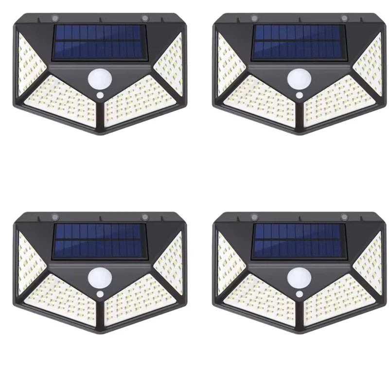 Solar LED Flood Light | 100 LED | Motion Sensor | 3 Modes