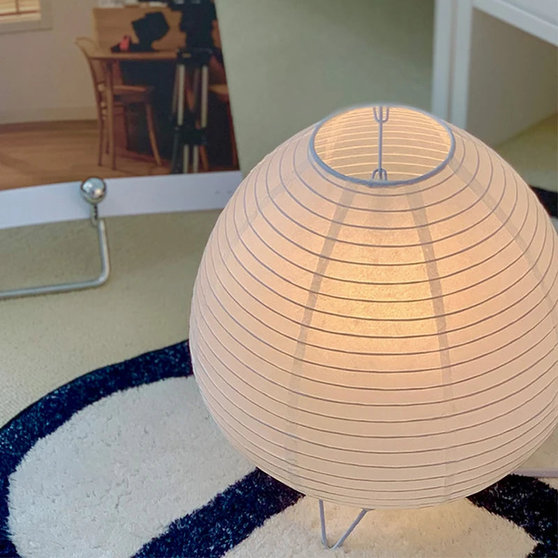 Wabi Sabi LED stolna svjetiljka – nordijski papirnati sjenilo | AlohaHome