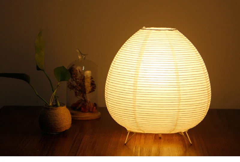 Wabi Sabi LED stolna svjetiljka – nordijski papirnati sjenilo | AlohaHome
