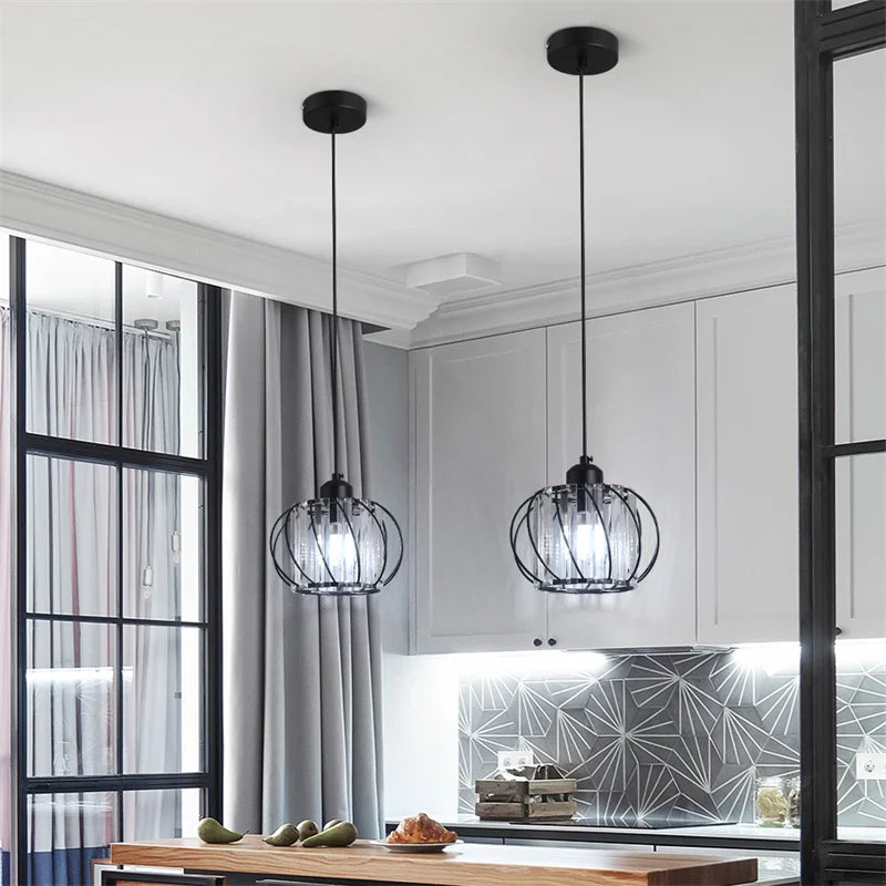 Creative Crystal LED Chandelier Pendant Lamp – E14 Hanging Light
