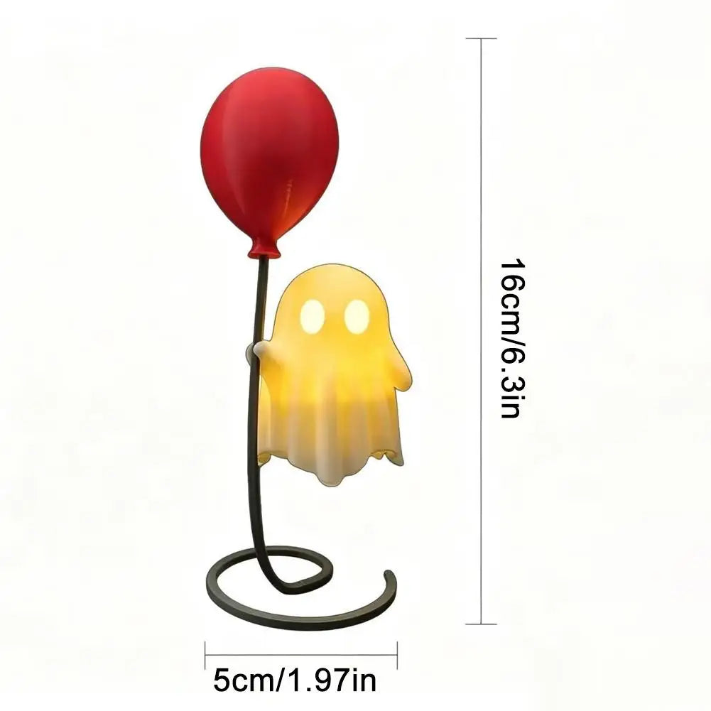 Halloween Ghost Balloon Night Light – 16 cm
